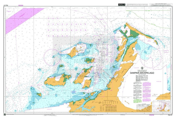 AUS 57 - Dampier Archipelago Nautical Chart