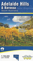 Adelaide Hills & Barossa Cartographics Map