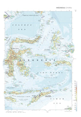 Indonesia Central Collins 610 x 891mm Wall Map