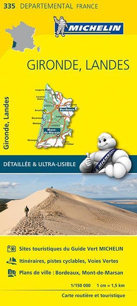 France Gironde / Landes Michelin Map 335