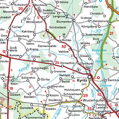 Germany North East Michelin Map 542