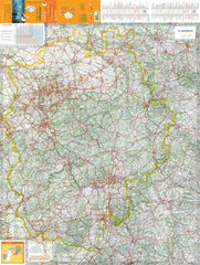 Germany Central West Michelin Map 543