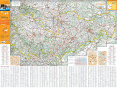 Germany Central East Michelin Map 544