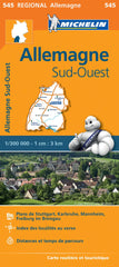 Germany South West Michelin Map 545