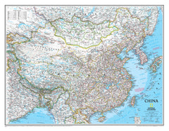 China National Geographic 1470 x 1170mm Wall Map