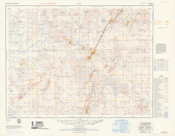 Western Austalia Historical Gold Field Maps - Cue