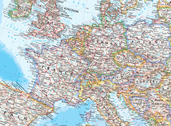 Europe National Geographic 1171 x 911 mm Wall Map