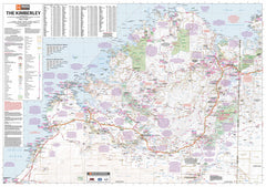 Kimberley Hema 1430 x 1000mm Supermap Paper Wall Map