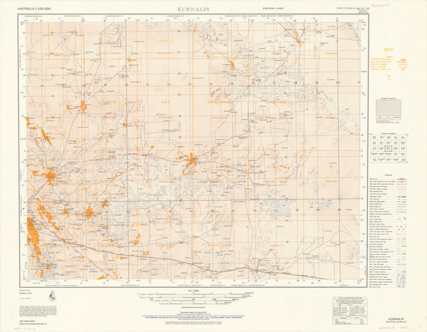 Western Austalia Historical Gold Field Maps - Kurnalpi