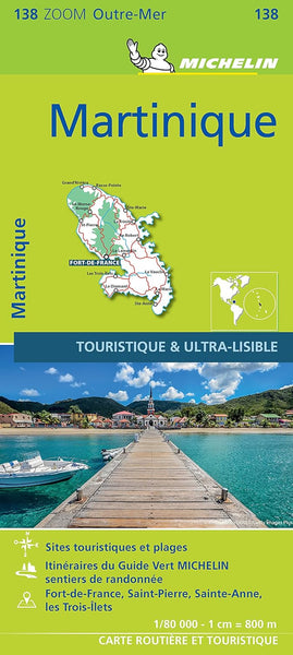 Martinique Michelin  Map 138