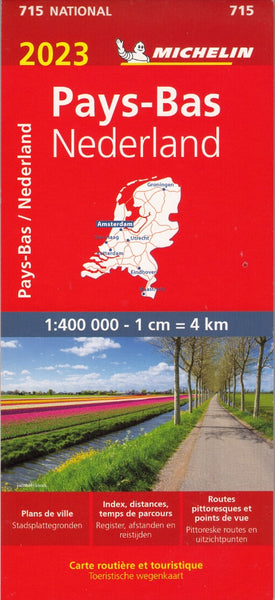 Netherlands Michelin Map 715