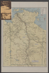 Northern Territory Wall Map H.E.C.Robinson 1953