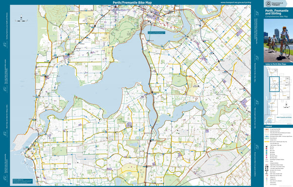 Perth - Fremantle Cycle Map