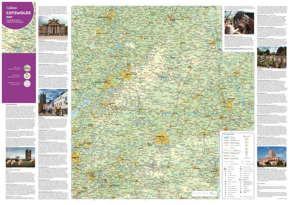 Cotswolds Pocket Map by Collins