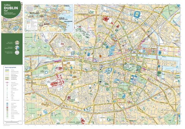 Dublin Pocket Map by Collins