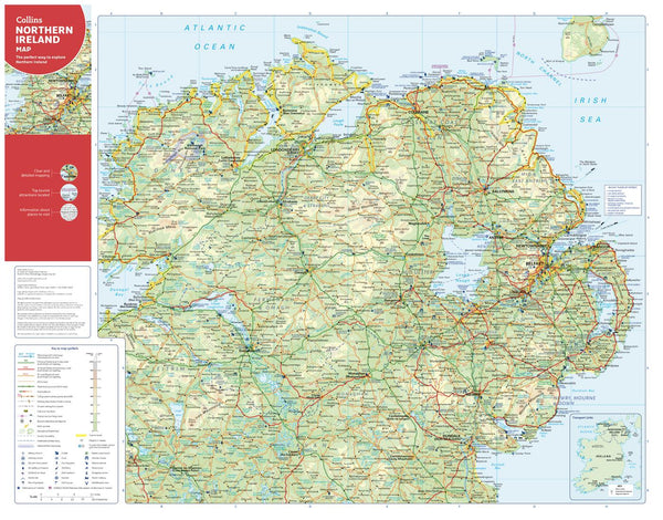 Northern Ireland Pocket Map by Collins