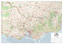 Victoria Hema 1430 x 1000mm Supermap Laminated Wall Map with Free Map Dots