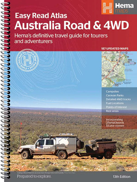 Australia Hema Easy Read Road Atlas New 13th Edition