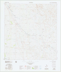 1951 Towera 1:100k Topographic Map