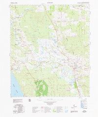 2035 Gingin 1:100k Topographic Map