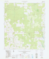 2037 Badgingarra 1:100k Topographic Map