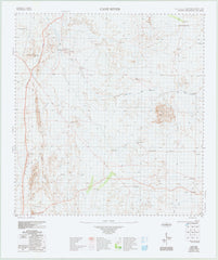 2053 Cane River 1:100k Topographic Map