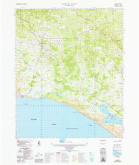 2128 Northcliffe 1:100k Topographic Map