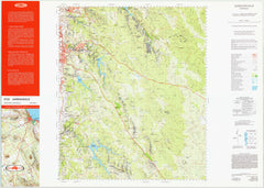 2133 Jarrahdale 1:100k Topographic Map