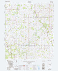 2138 Caron 1:100k Topographic Map