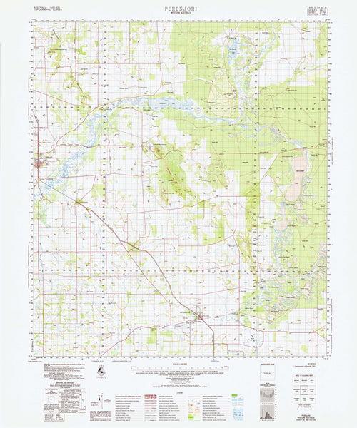 2139 Perenjori 1:100k Topographic Map