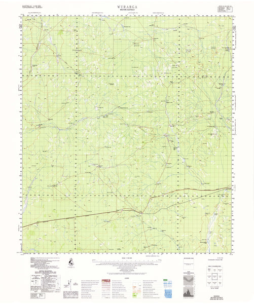 2141 Wurarga 1:100k Topographic Map