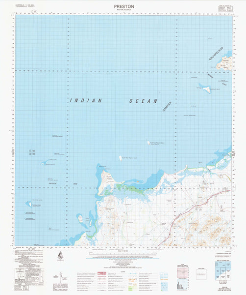 2156 Preston 1:100k Topographic Map