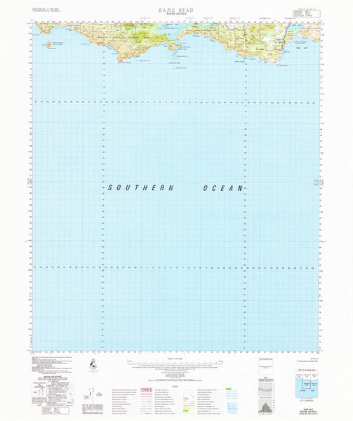 2227 Rame Head 1:100k Topographic Map