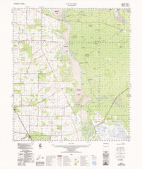 2238 Mongers 1:100k Topographic Map