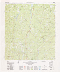 2242 Melangata 1:100k Topographic Map