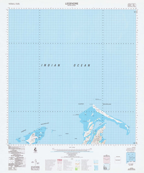 2257 Legendre 1:100k Topographic Map