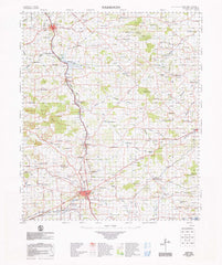 2332 Narrogin 1:100k Topographic Map