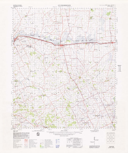 2334 Cunderdin 1:100k Topographic Map