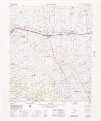 2334 Cunderdin 1:100k Topographic Map