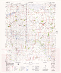 2335 Dowerin 1:100k Topographic Map