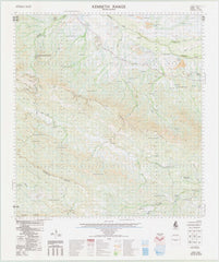 2350 Kenneth Range 1:100k Topographic Map