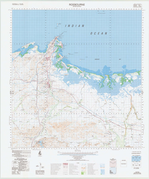 2356 Roebourne 1:100k Topographic Map