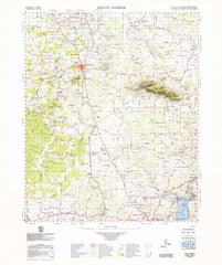 2428 Mount Barker 1:100k Topographic Map