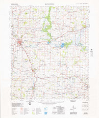 2430 Katanning 1:100k Topographic Map