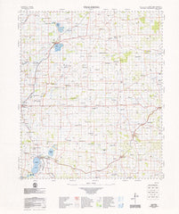 2432 Yealering 1:100k Topographic Map