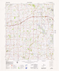 2435 Trayning 1:100k Topographic Map