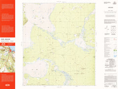 2438 Jaelean 1:100k Topographic Map