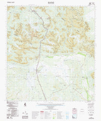 2453 Mcrae 1:100k Topographic Map