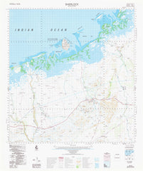 2456 Sherlock 1:100k Topographic Map