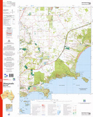 2528 Manypeaks Special 1:100k Topographic Map